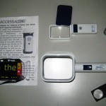 Various handheld magnifiers display