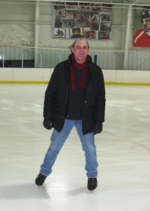 Brad ice skating