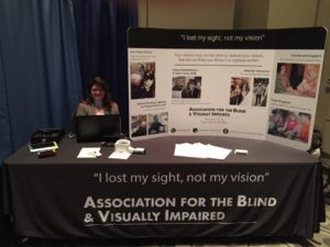 ABVI display at optometric conference
